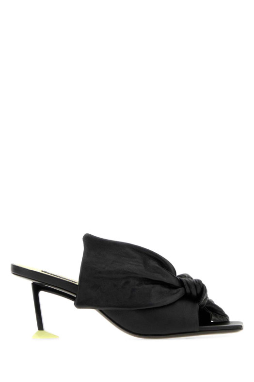 Black leather Boudoir mules GIVENCHY (BE30CPE2H6)