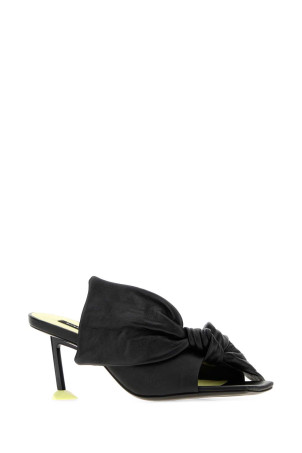 Black leather Boudoir mules GIVENCHY (BE30CPE2H6)