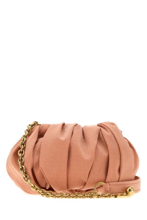 Peach canvas ChloÃ© PlissÃ© shoulder bag CHLOE (CH26US765S25)