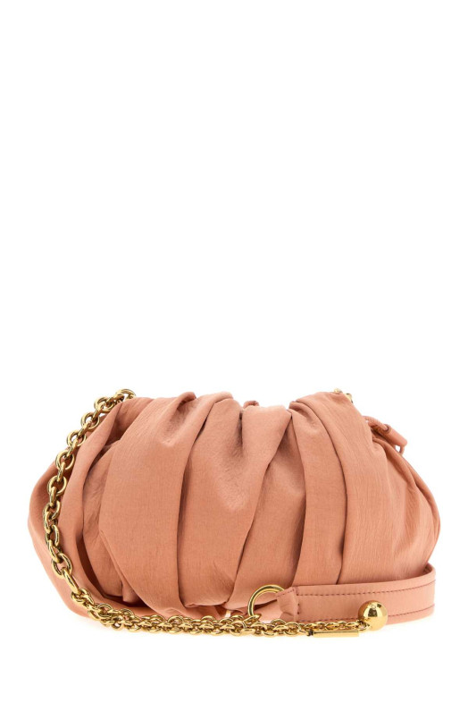 Peach canvas ChloÃ© PlissÃ© shoulder bag CHLOE (CH26US765S25)