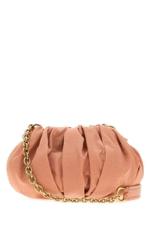 Peach canvas ChloÃ© PlissÃ© shoulder bag CHLOE (CH26US765S25)