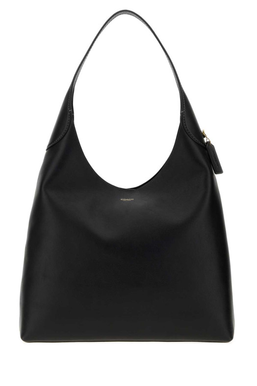 Black leather Brooklyn 39 shoulder bag COACH NEW YORK (CU044)