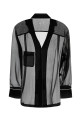 Чорна шифонова сорочка Black DOLCE & GABBANA (F5U37TFU1AT) DOLCE & GABBANA
