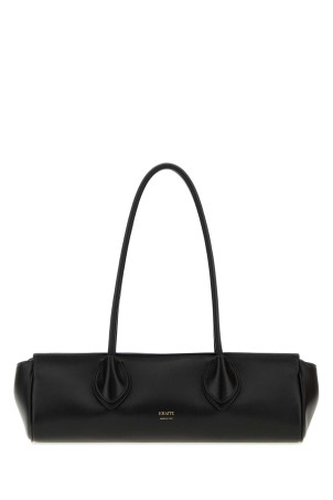 Black leather Donna shoulder bag Multicolor KHAITE (H20571015L1015)