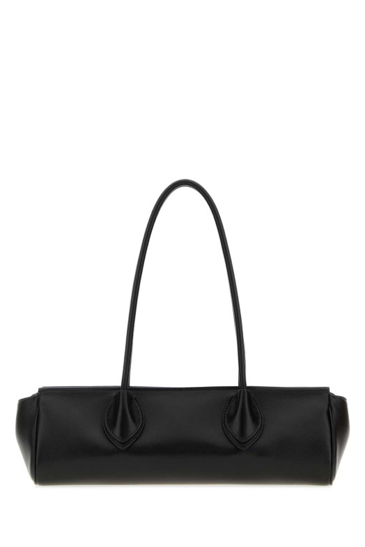 Black leather Donna shoulder bag Multicolor KHAITE (H20571015L1015)