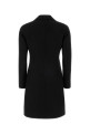 Чорне пальто з твілу JIL SANDER (J03AA0212J40326)