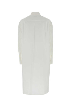 White poplin shirt dress White JIL SANDER (J03CT0636J45342)