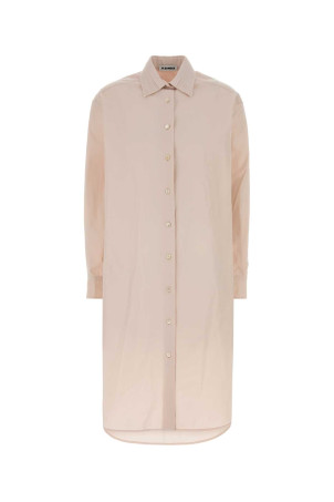 Light pink poplin shirt dress JIL SANDER (J03CT0636J45342)