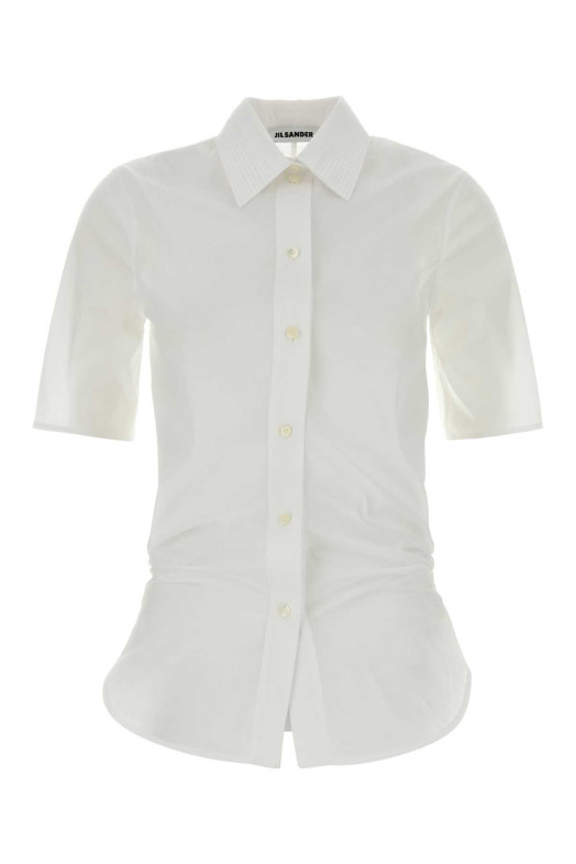 Біла сорочка з мусліну, JIL SANDER (J03DL0224J45339)