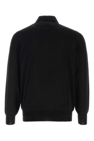 Black cotton polo shirt BRUNELLO CUCINELLI (M29800135)