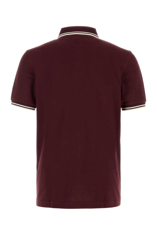 Поло з піке бордового кольору FRED PERRY (M3600P)
