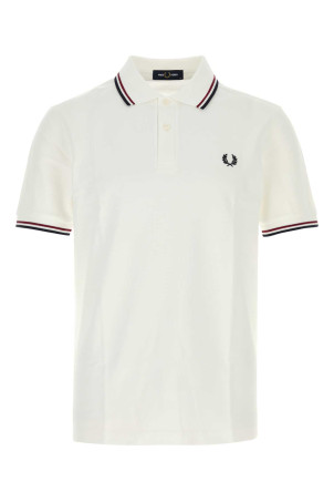 White piquet polo shirt FRED PERRY (M3600P)