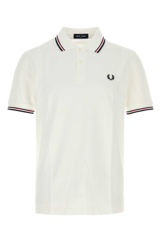 Біла сорочка-поло з піке від FRED PERRY (M3600P)