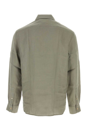 Dark grey linen shirt BRUNELLO CUCINELLI (MA6980658)