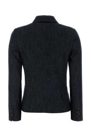 Dark blue denim blazer BRUNELLO CUCINELLI (MB1257427)