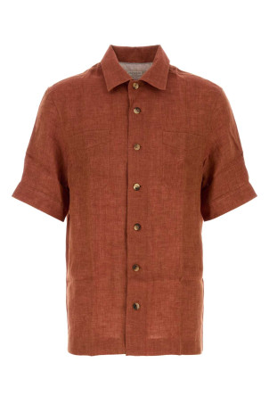 Brick linen shirt BRUNELLO CUCINELLI (MF6300619)