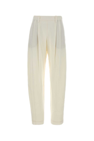 White crepe pant BRUNELLO CUCINELLI (MF906P9007)