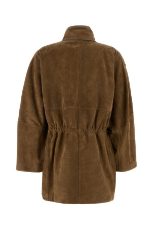 Biscuit suede jacket BRUNELLO CUCINELLI (MPCAI7853)