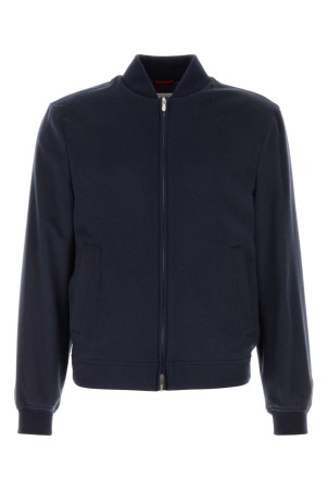 Navy blue cashmere jacket BRUNELLO CUCINELLI (MV4216550)