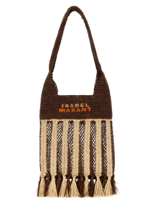 Embroidered raffia Praia shoulder bag ISABEL MARANT (PP0181FBD1X03M)