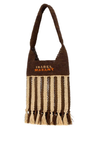 Embroidered raffia Praia shoulder bag ISABEL MARANT (PP0181FBD1X03M)