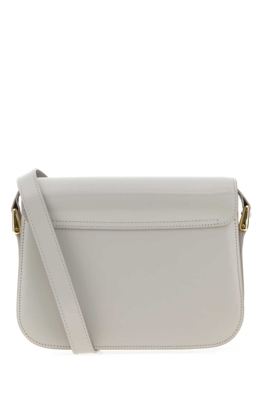 Grey leather small Grace crossbody bag A.P.C. (PXBMWF61413)