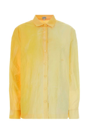 Yellow cotton blend shirt Yellow LOEWE (S540Y05XCX)
