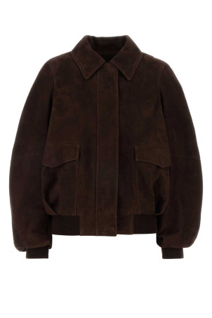 Chocolate suede jacket LOEWE (S540Y34LA4)