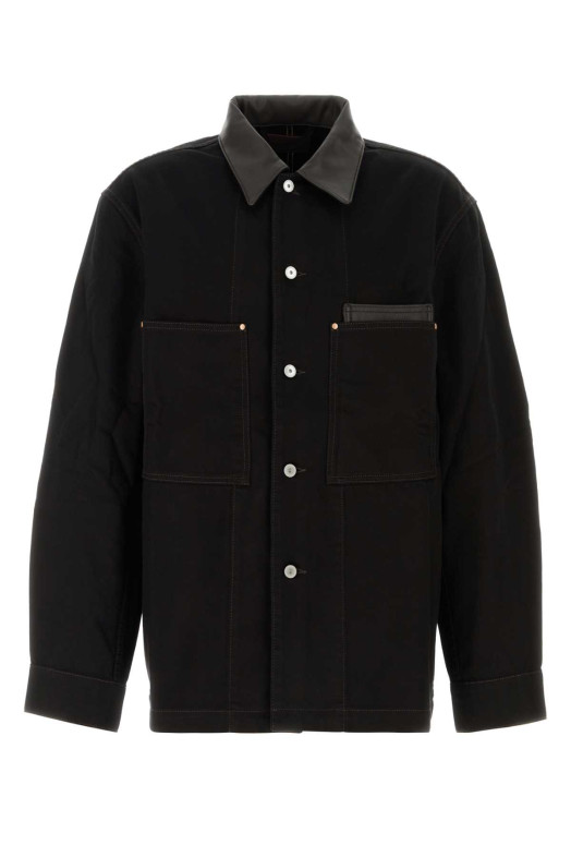 Black denim shirt LEMAIRE (SH1261LD1071)