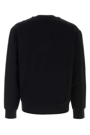 Black cotton sweatshirt Black PRADA (UJL90BSWMO11OQ)