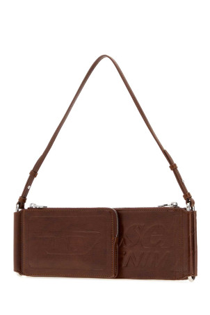 Brown synthetic leather Flag-D shoulder bag DIESEL (X10713P8822)