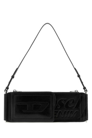 Black synthetic leather Flag-D shoulder bag DIESEL (X10713P8822)