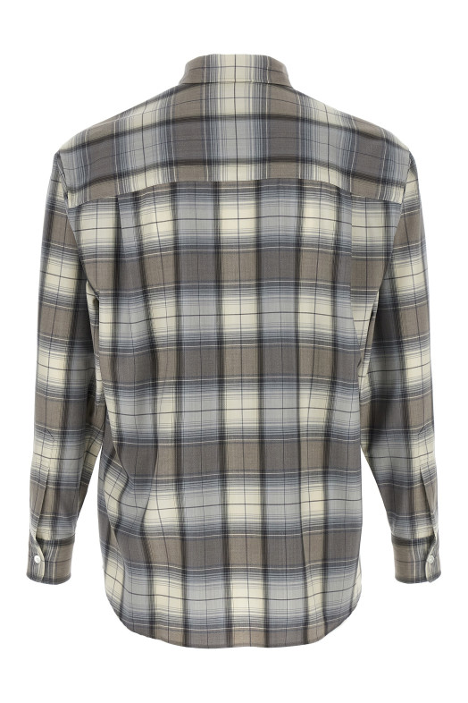 Сорочка в клітинку, сіра A26SS01LCBLUEGRAYCHECK