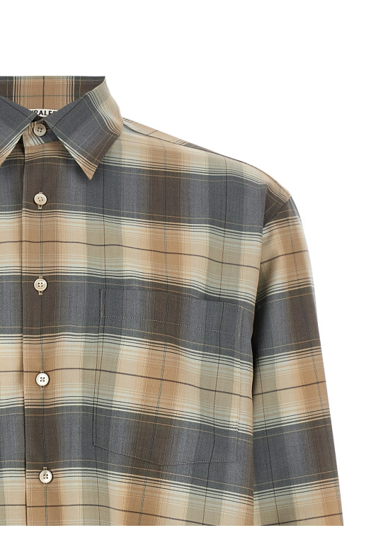 Сорочка в клітинку, коричнева A26SS01LCLIGHTBROWNCHECK