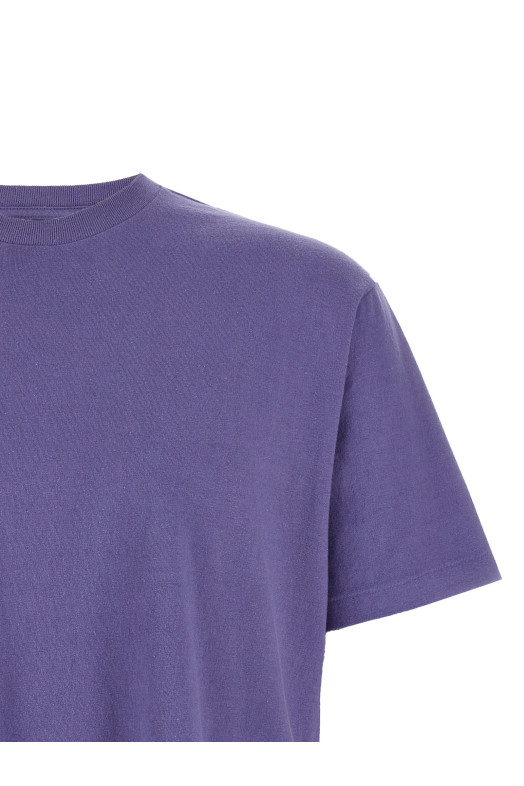 Хлопковая футболка фиолетового цвета A26ST02PTLIGHTPURPLE