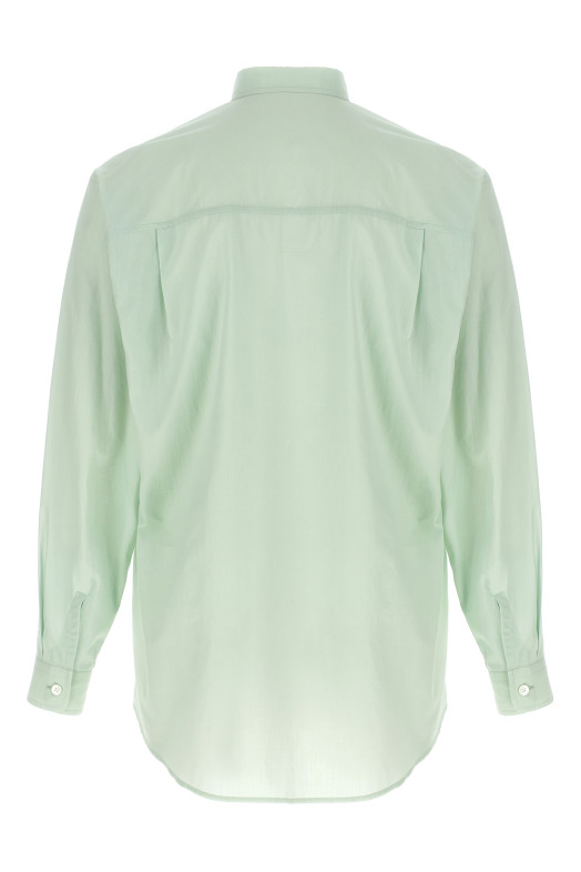 Бавовняна сорочка синього кольору A26SS02CLPALEBLUE