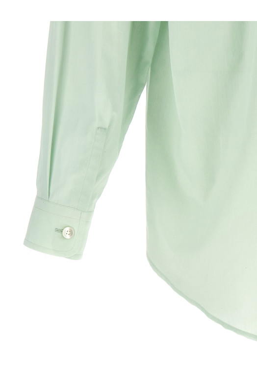 Бавовняна сорочка синього кольору A26SS02CLPALEBLUE