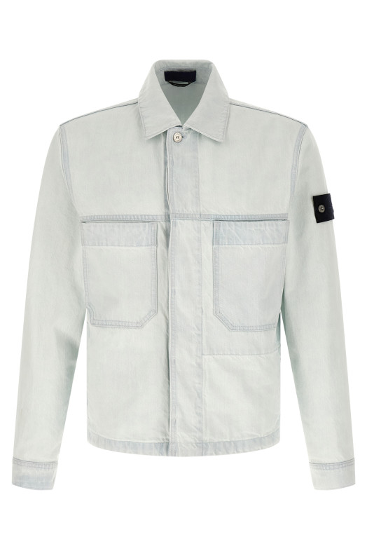 Джинсова куртка СИНЯ STONE ISLAND L1S144100006S00J9VJ203