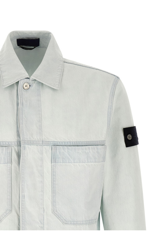 Джинсова куртка СИНЯ STONE ISLAND L1S144100006S00J9VJ203