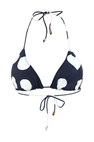 'Le Haut De Plage Triangle' bikini top Blue