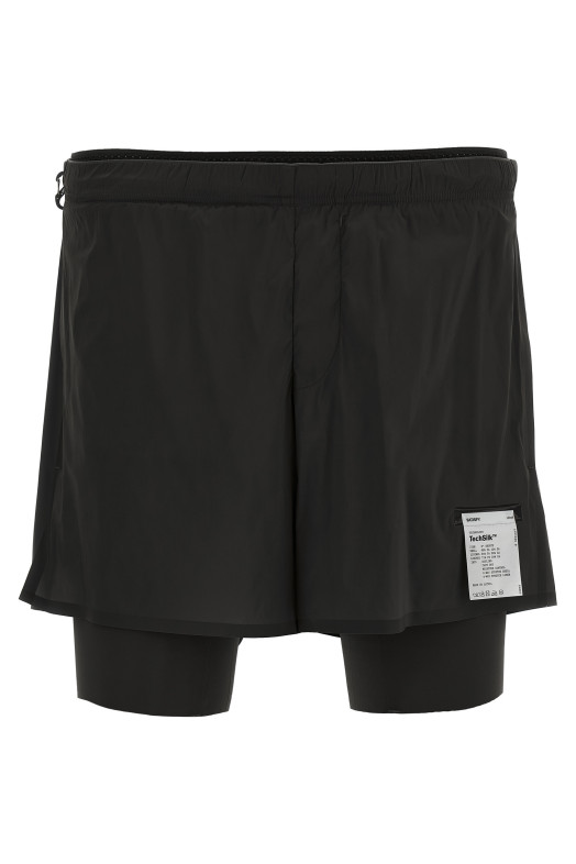 'TechSilk™' bermuda shorts Black