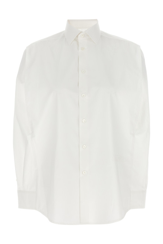 Embroidery shirt White