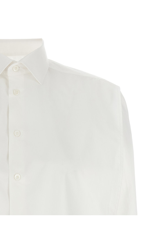 Embroidery shirt White