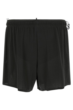 'Space‑O™ 5' bermuda shorts Black