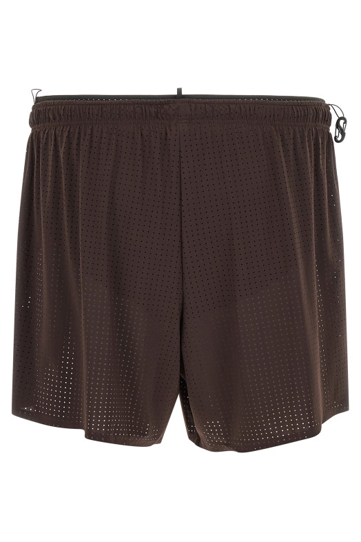'Space‑O™ 5' bermuda shorts Brown