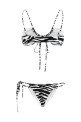 'Il Primo Bagno' bikini Black-grey