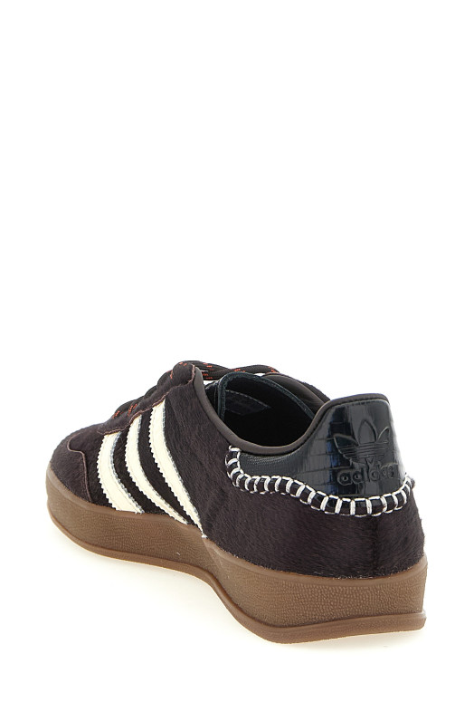 Кросівки «Gazelle Pony» від Adidas у колаборації з Wales Bonner, коричневі KK3640BLACK