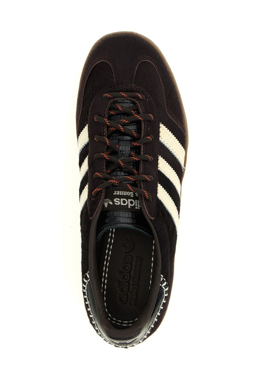 Кросівки «Gazelle Pony» від Adidas у колаборації з Wales Bonner, коричневі KK3640BLACK