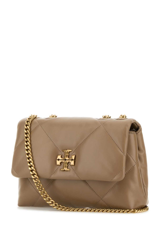 Antiqued pink leather Kira shoulder bag Blue TORY BURCH (154706)