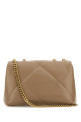 Antiqued pink leather Kira shoulder bag Blue TORY BURCH (154706)